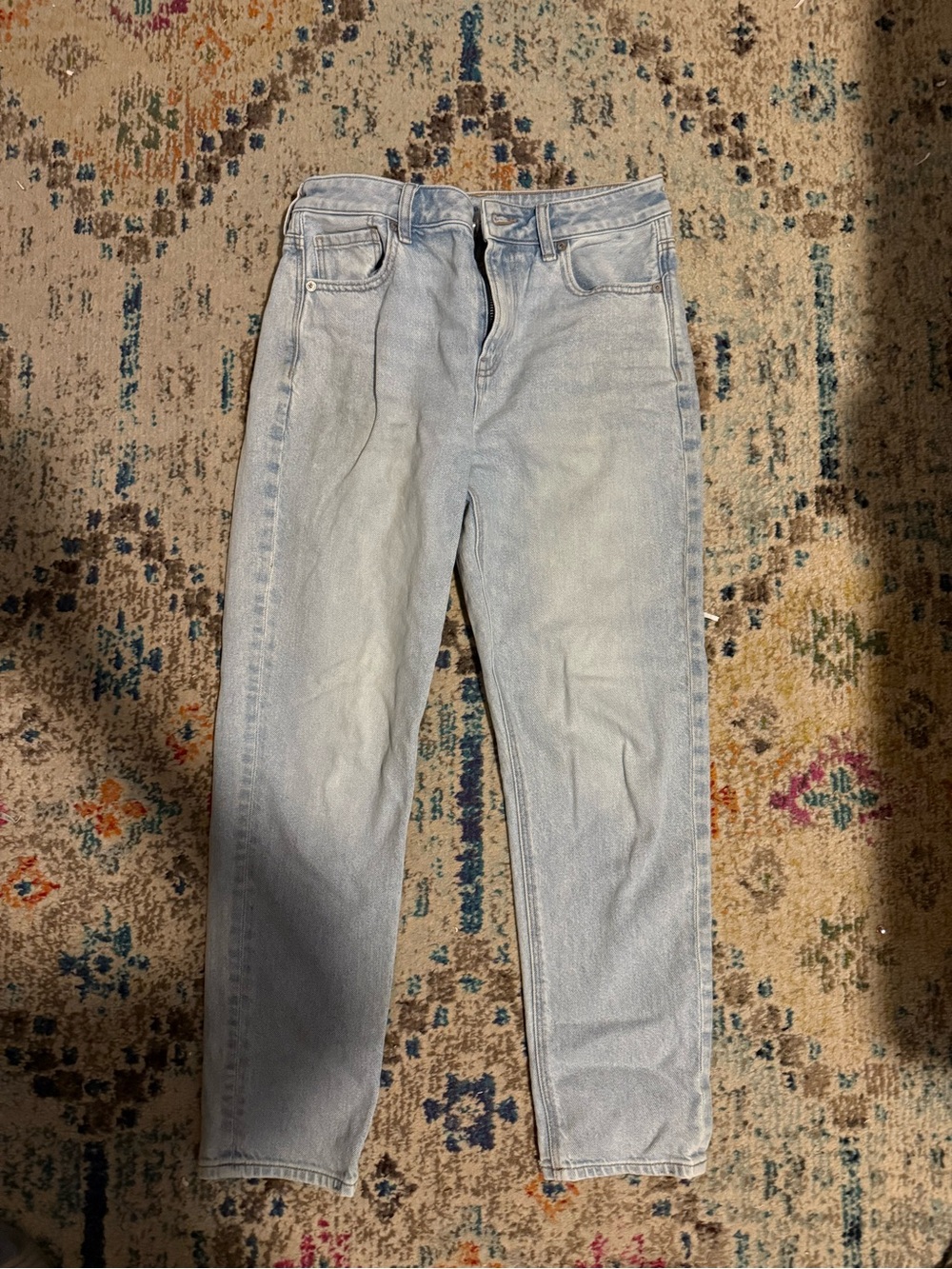 American Eagle Outfitters Light Blue Straight Leg Jeans